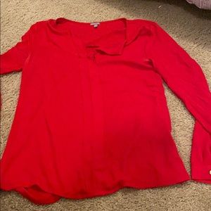Red blouse